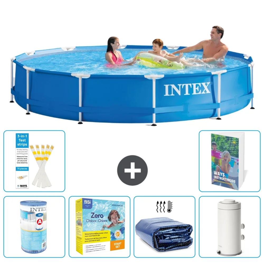 Intex Piscina Con Struttura Rotonda