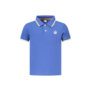 Polo Maniche Corte Unisex Blu Logo di North Sails