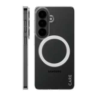 PanzerGlass CARE™ by SLIM Cover Trasparente con Qi per Samsung S26