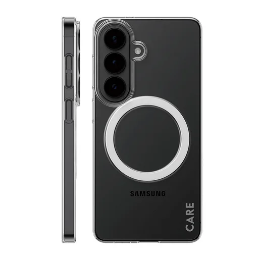 PanzerGlass CARE™ by SLIM Cover Trasparente con Qi per Samsung S26