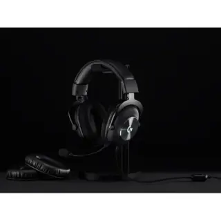 Logitech G PRO X Cuffia Gaming Cablata con Microfono 7.1 Surround e Stand