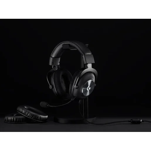 Logitech G PRO X Cuffia Gaming Cablata con Microfono 7.1 Surround e Stand