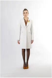 Cappotto Monopetto Gesso CafèNoir
