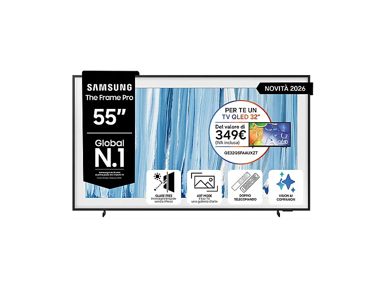 Samsung The Frame Pro AI TV 55" QE55LS03HWUXZT