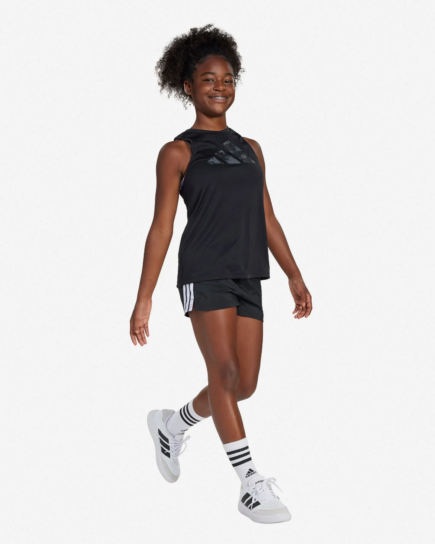 Adidas Ultralight 3stripes Jr - Pantaloncini - vista 4