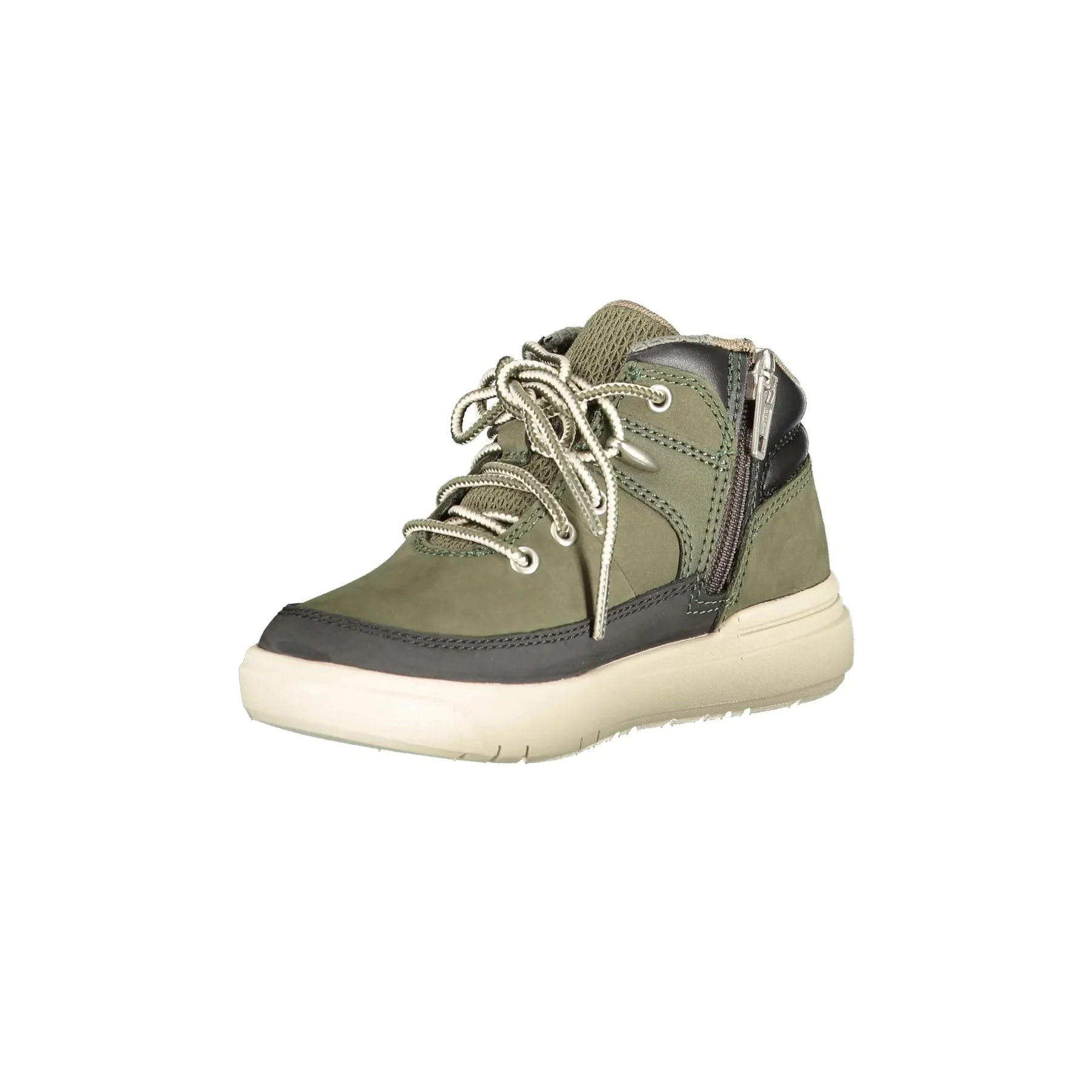 Timberland Stivaletti Pelle Unisex Verdi Zip Laterale - vista 2