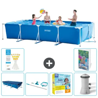 Intex Piscina Con Struttura Rettangolare