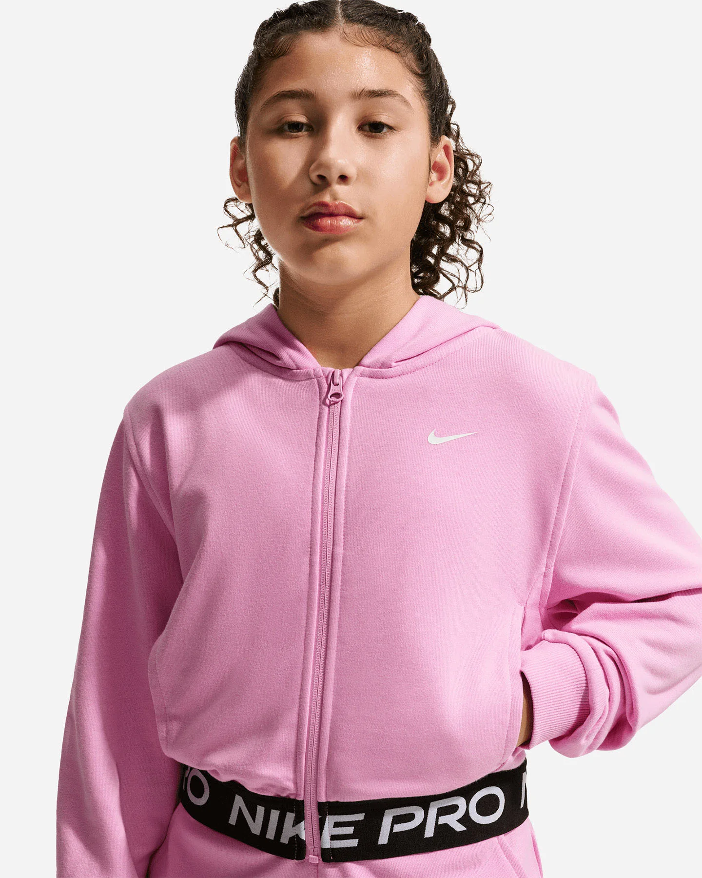 Nike Tape Pro Rise Jr - Felpa per Bambina - vista 6