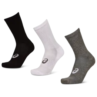 Asics 3 Pack Crew Sock Unisex