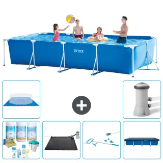 Intex Piscina Con Struttura Rettangolare