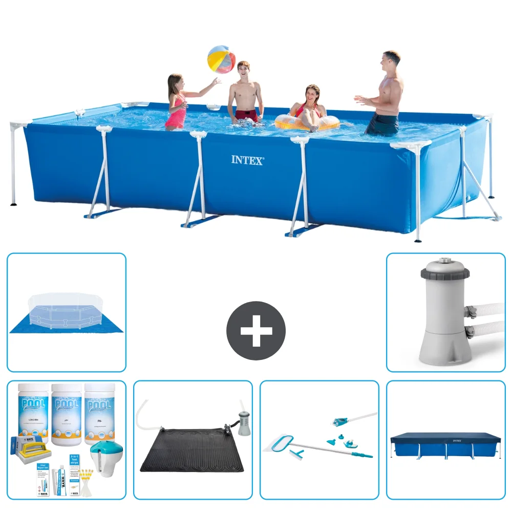 Intex Piscina Con Struttura Rettangolare