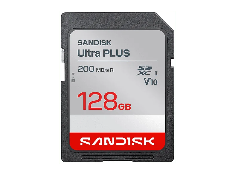 Scheda di Memoria SanDisk SD Ultra Plus 128GB XC