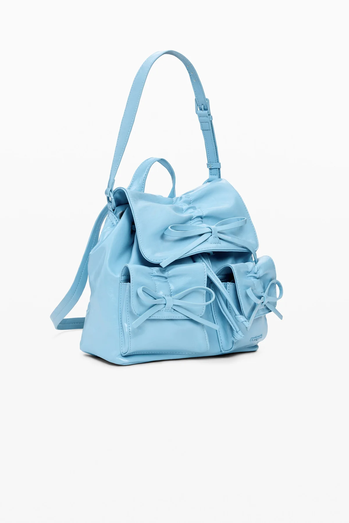 Desigual Zaino Donna Azzurro Logo - vista 2