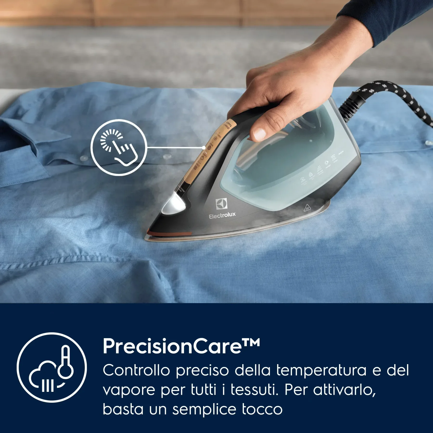 Electrolux Ferro da stiro con caldaia a vapore E8ST2-8OG - vista 5