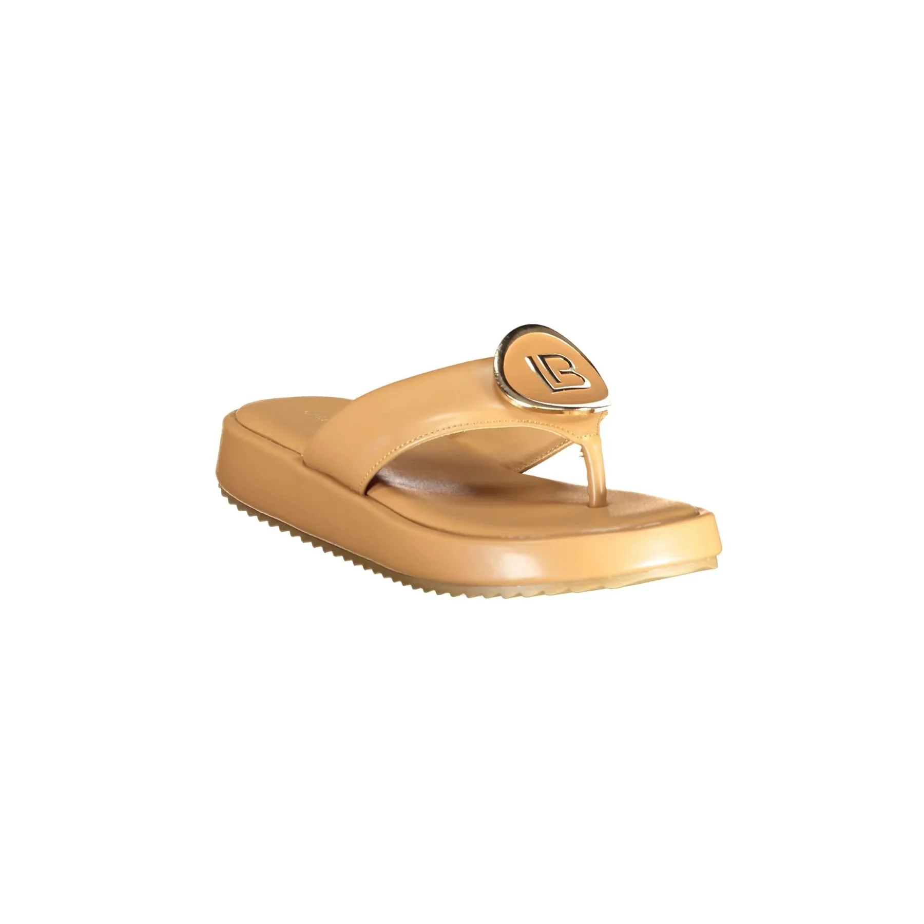 Sandali Donna Beige con Logo