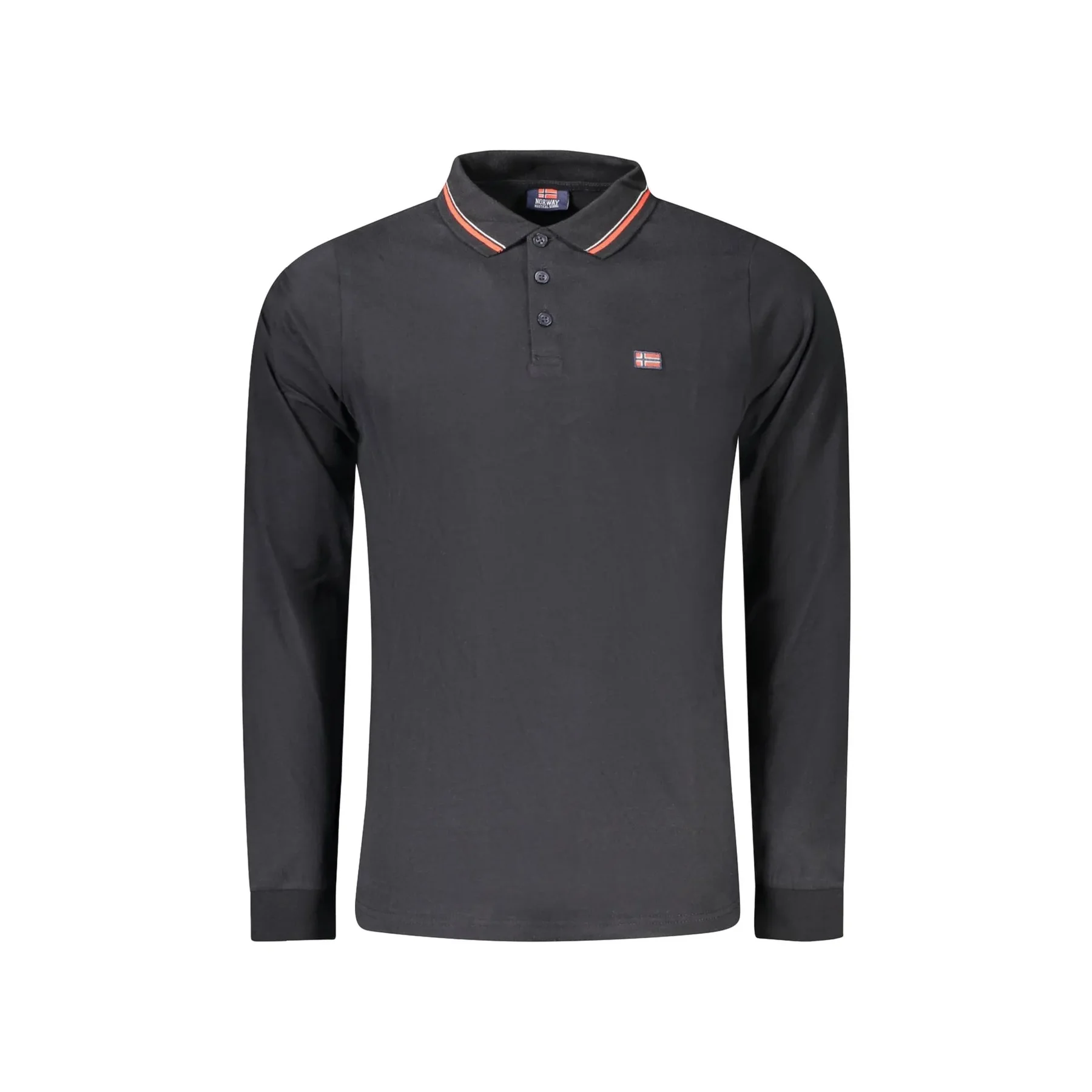 Polo Maniche Lunghe Uomo Ricamo Norway 1963 - vista 2