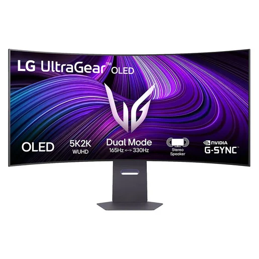 LG UltraGear OLED 45GX950A Monitor Gaming Curvo - vista 2