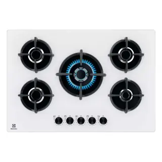 Electrolux Piano cottura Gas on Glass 75 cm EGG75372W