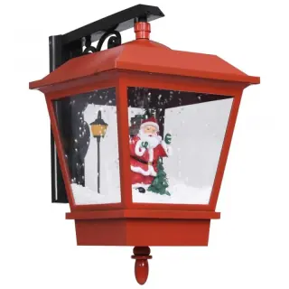 Lampada da Parete Natalizia LED con Babbo Natale