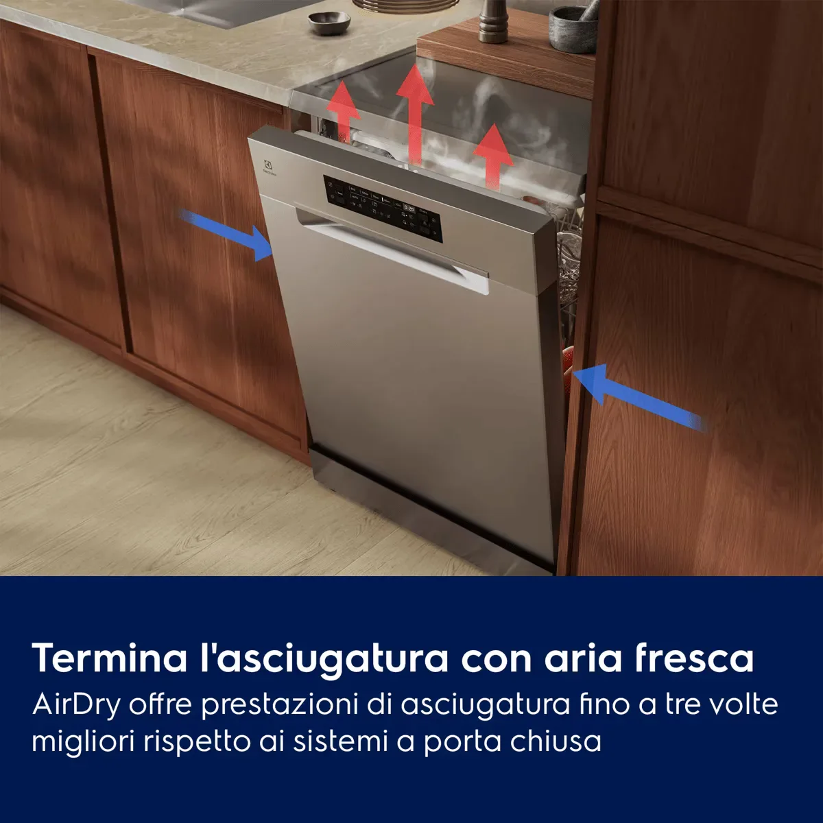 Electrolux Lavastoviglie serie 500 AirDry 60 cm 13 coperti E52SD100SW - vista 4
