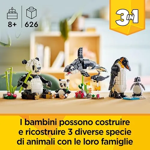 LEGO Creator 3 in 1 Animali Selvatici - Set di Costruzione - vista 3