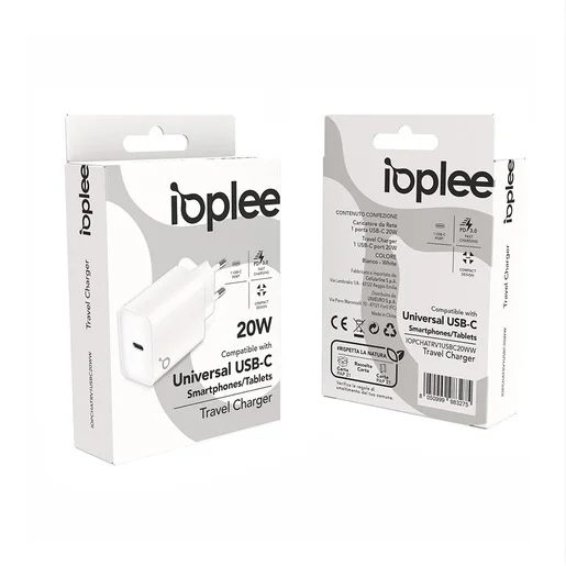 IOPLEE Caricatore da rete USB-C 20W
