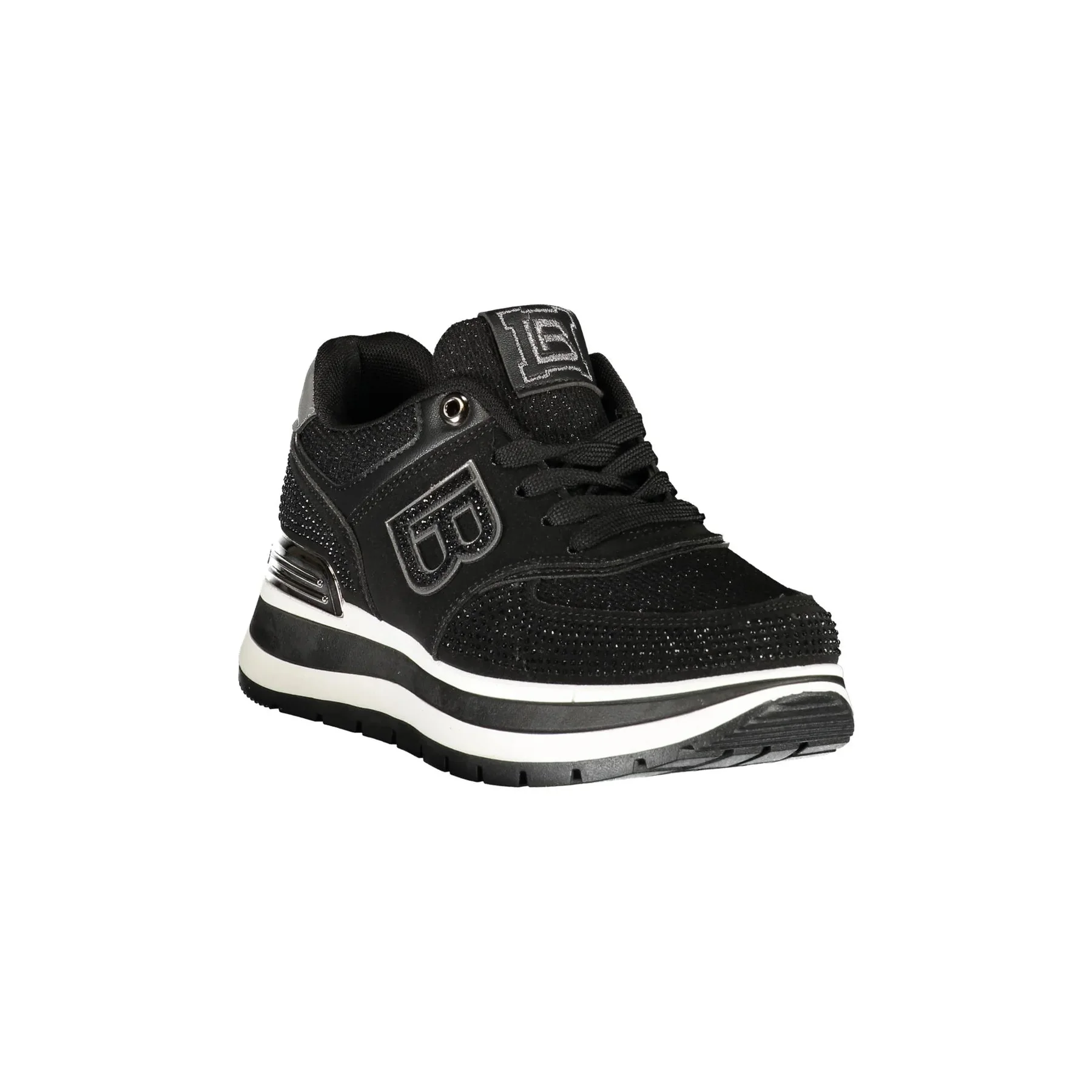 Laura Biagiotti Sneakers Donna Nere Strass - vista 2