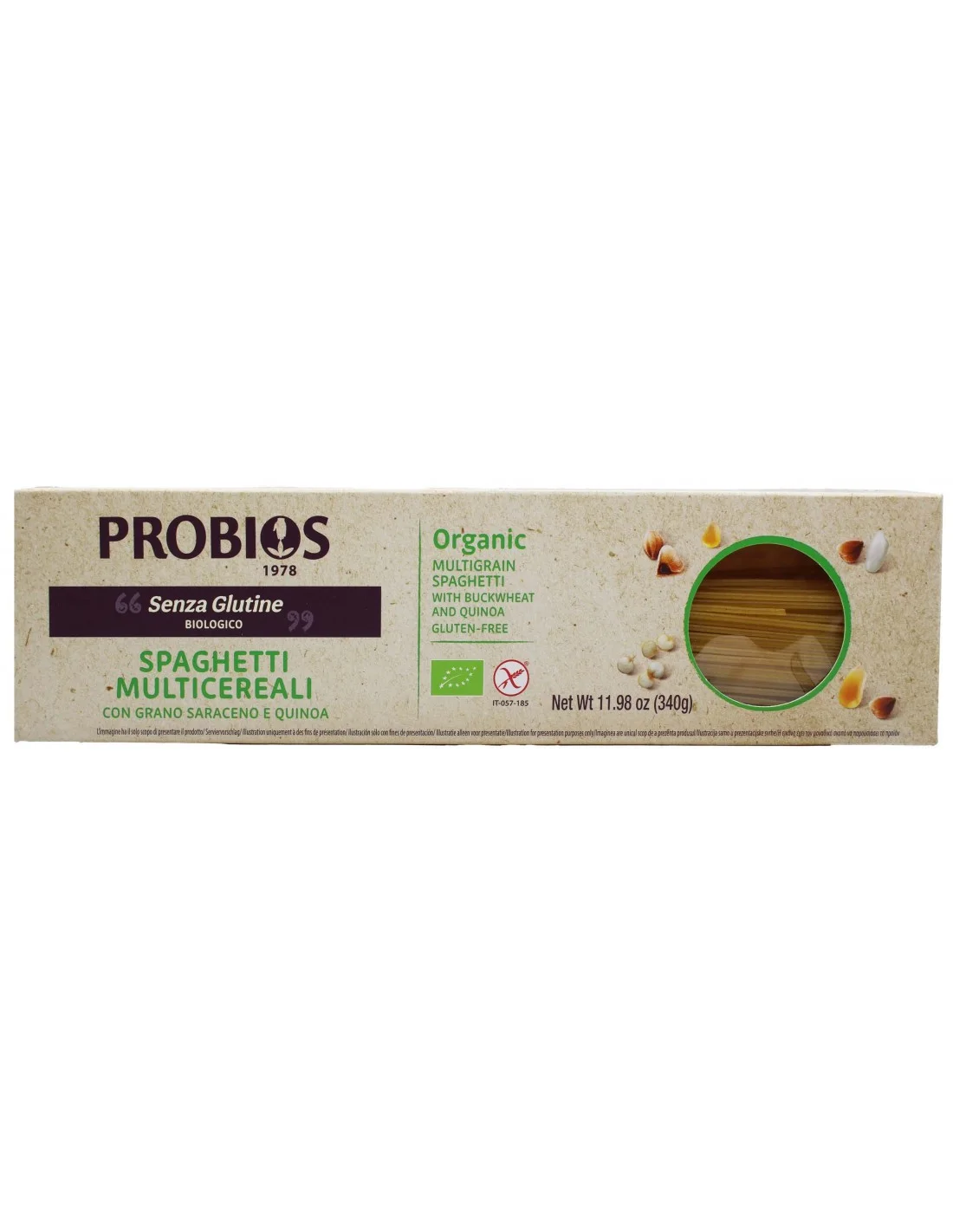 Spaghetti multicereali Probios
