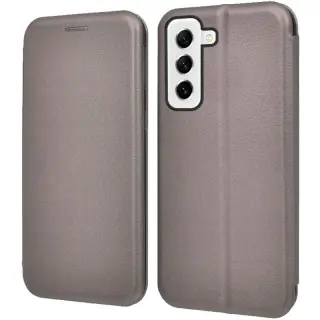 Custodia Flip Cover Elegance Argento per Samsung Galaxy S21 FE