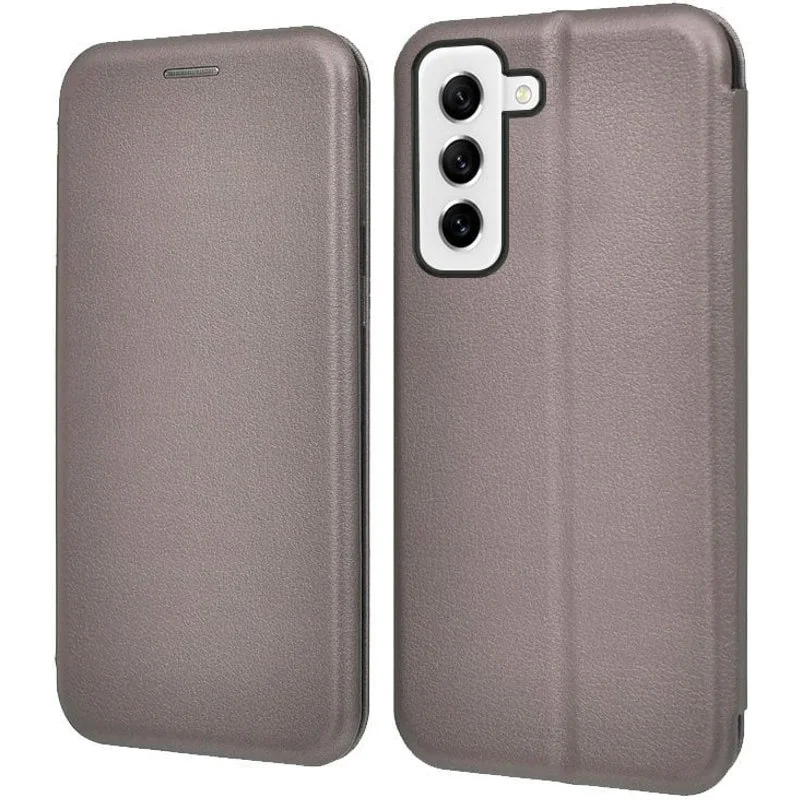 Custodia Flip Cover Elegance Argento per Samsung Galaxy S21 FE