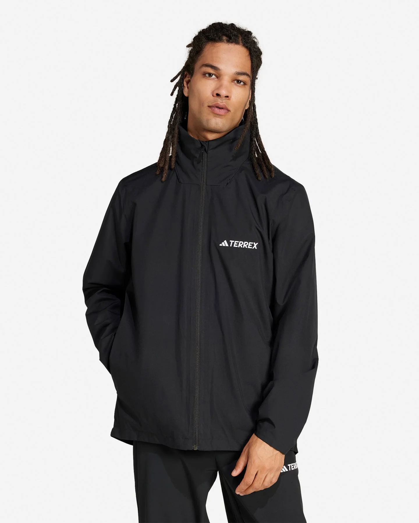 Giacca Impermeabile Adidas Essential - vista 2