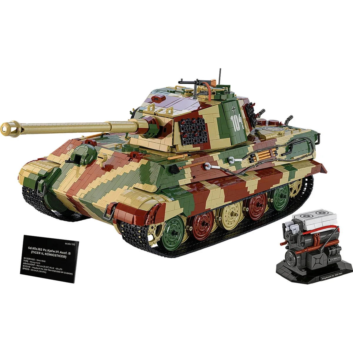 Tiger II Königstiger - Giochi di costruzione - vista 2