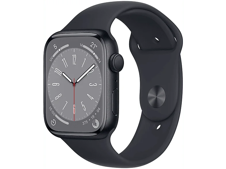 Apple Watch Series 8 GPS 45mm Cassa in alluminio color mezzanotte