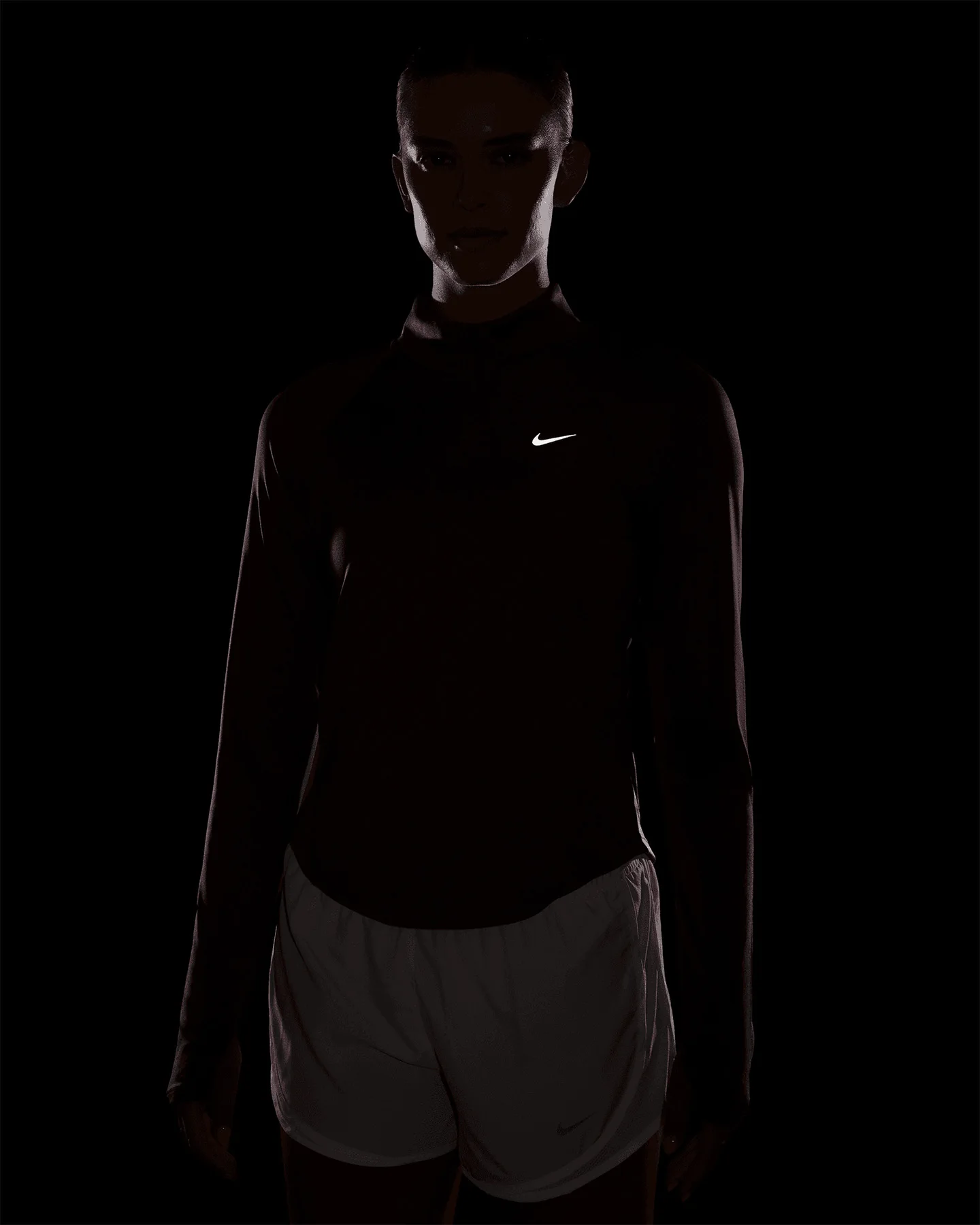 Nike Tempo Ls W - Maglia Running - Donna - vista 7