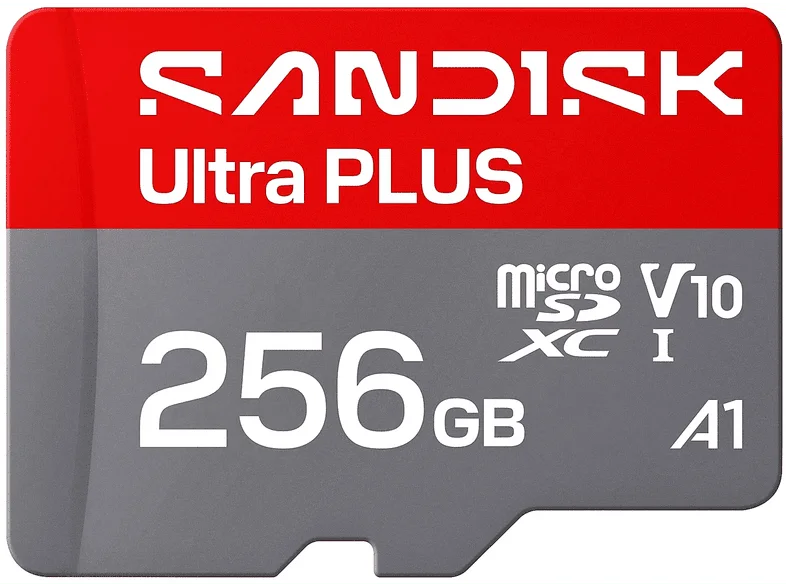 Scheda MicroSD Sandisk Ultra Plus A1 V10 256GB