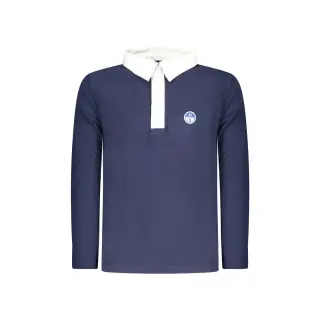 North Sails Polo Maniche Lunghe Unisex con Applicazione Logo