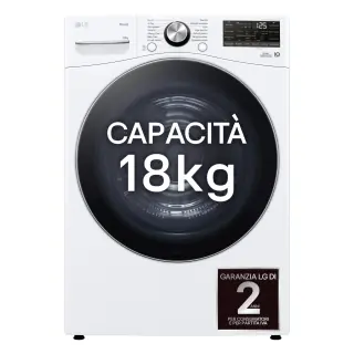 LG RH18U8AVCW Asciugatrice Pompa di Calore DUAL Inverter