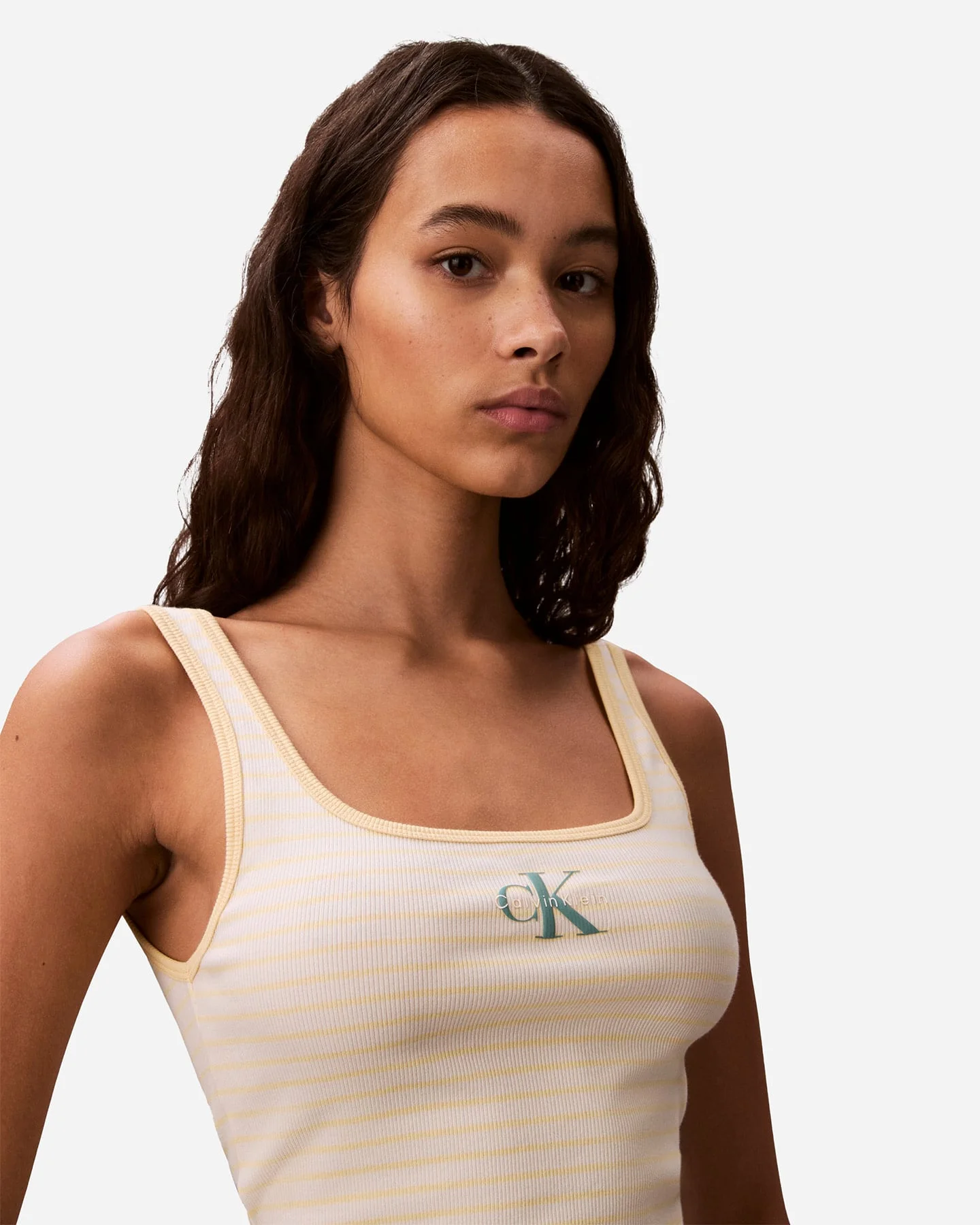 Calvin Klein Jeans Logo Stripe W - Canotta - Donna - vista 5