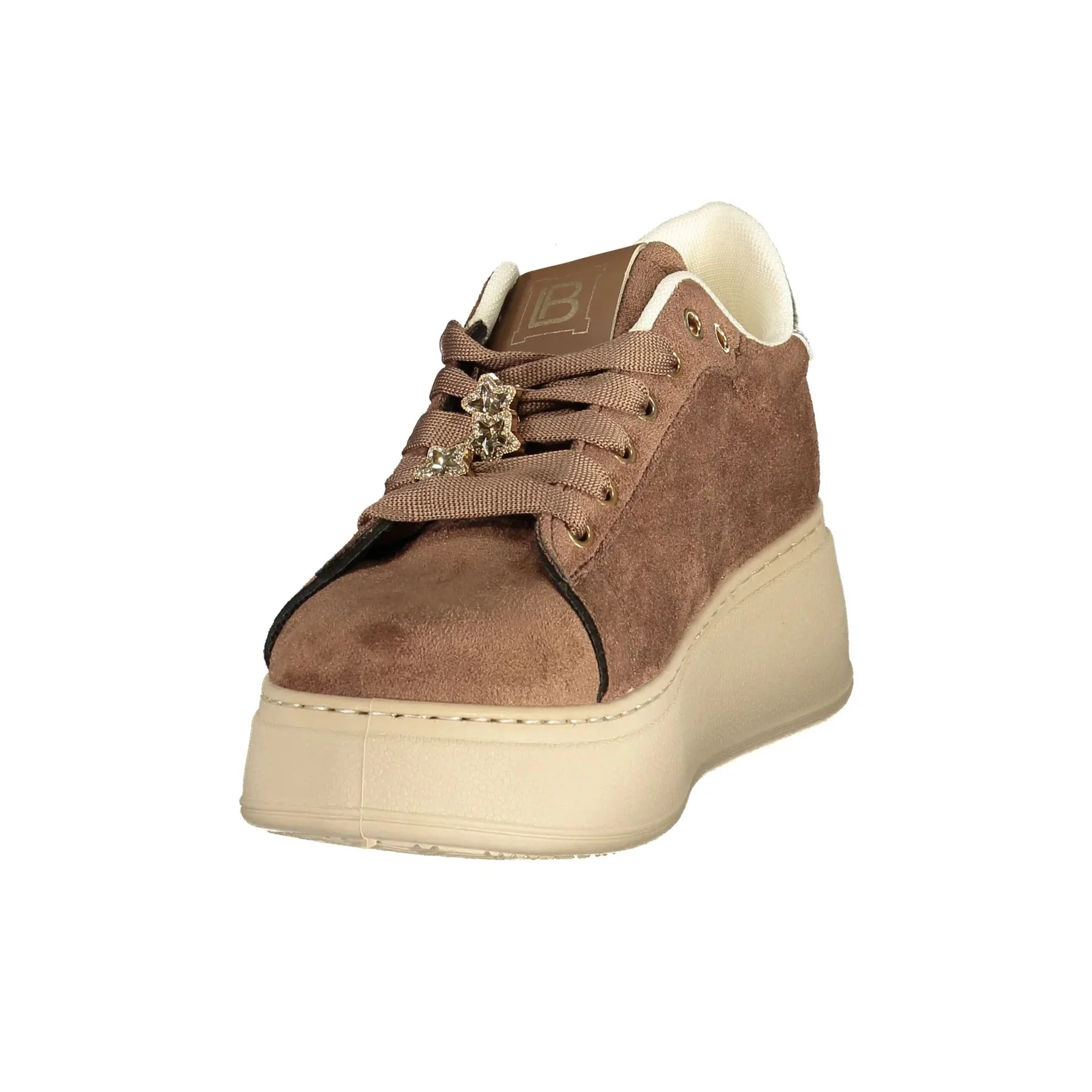 Laura Biagiotti Sneakers Donna Nere Dettagli Oro Logo - vista 5