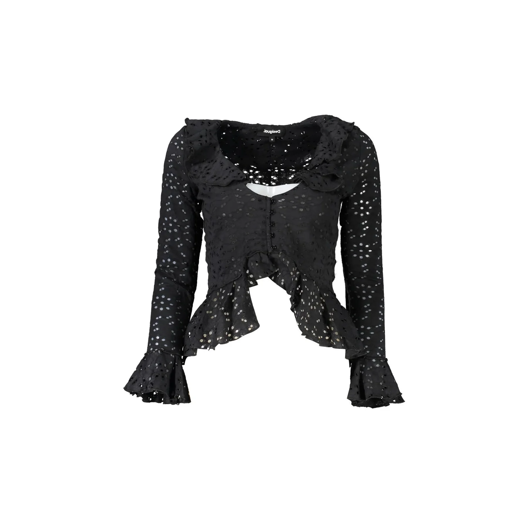 Desigual Camicia Maniche Lunghe Donna Dettagli a Contrasto - vista 7