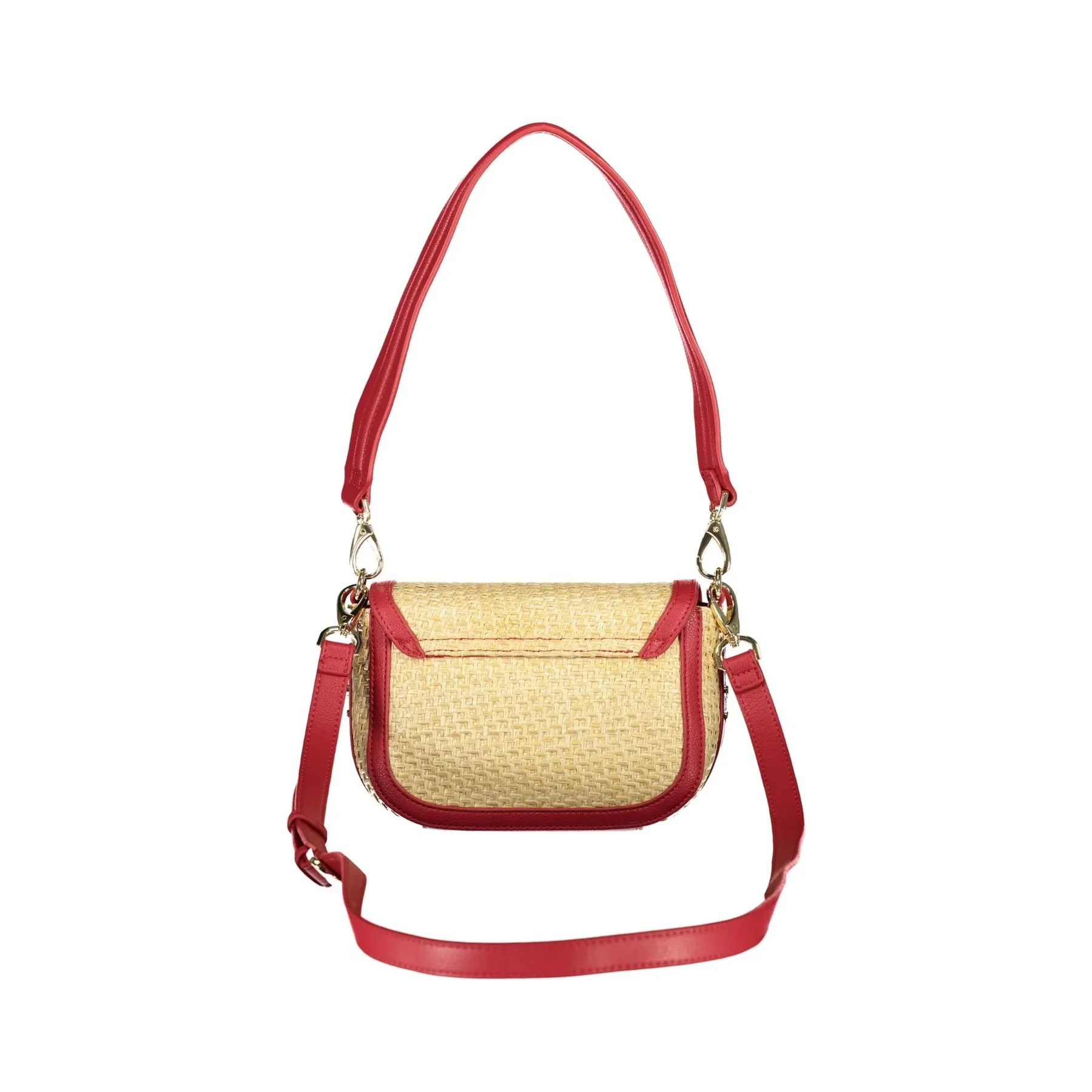 Valentino Bags Borsa a Tracolla Donna Rossa Logo - vista 2