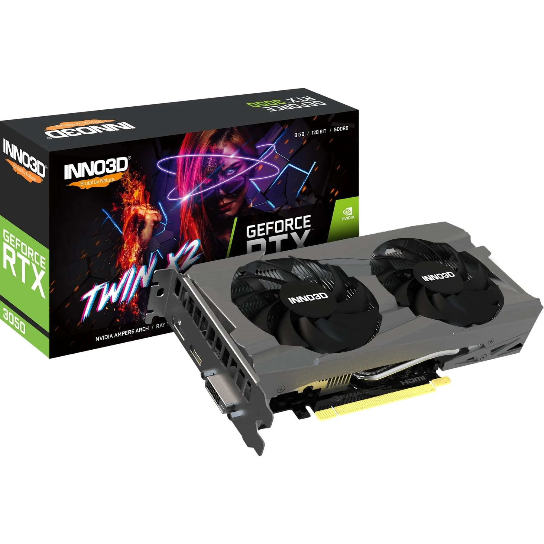 Inno3d GeForce RTX 3050 TWIN X2 - vista 2