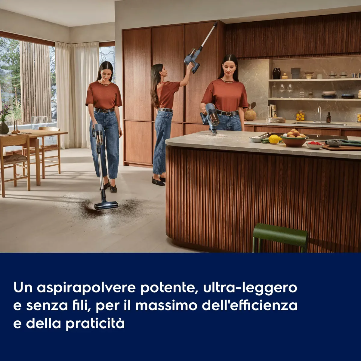 Electrolux Scopa senza filo Serie 700 Blu Denim Chiaro - vista 3