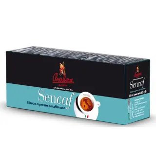 SENCAF Caffè Macinato Decaffeinato in Dosi