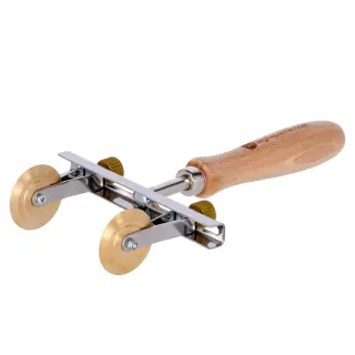Tagliapasta Regolabile con 2 Lame Lisce in Ottone