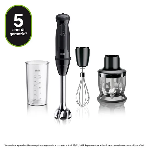 Braun MultiQuick 5 - Minipimer con Tritatutto