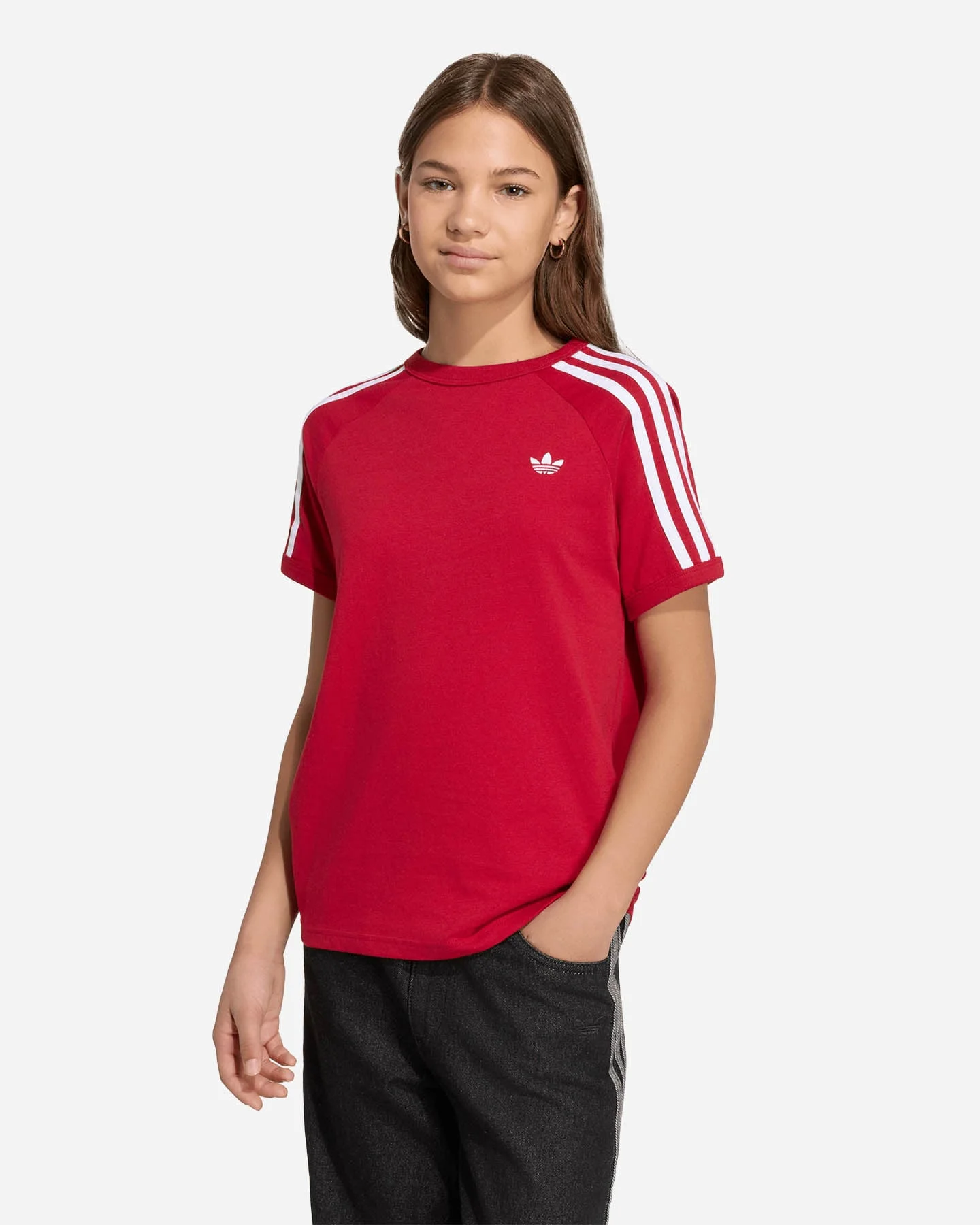 Adidas 3stripes Jr - T-shirt - vista 2