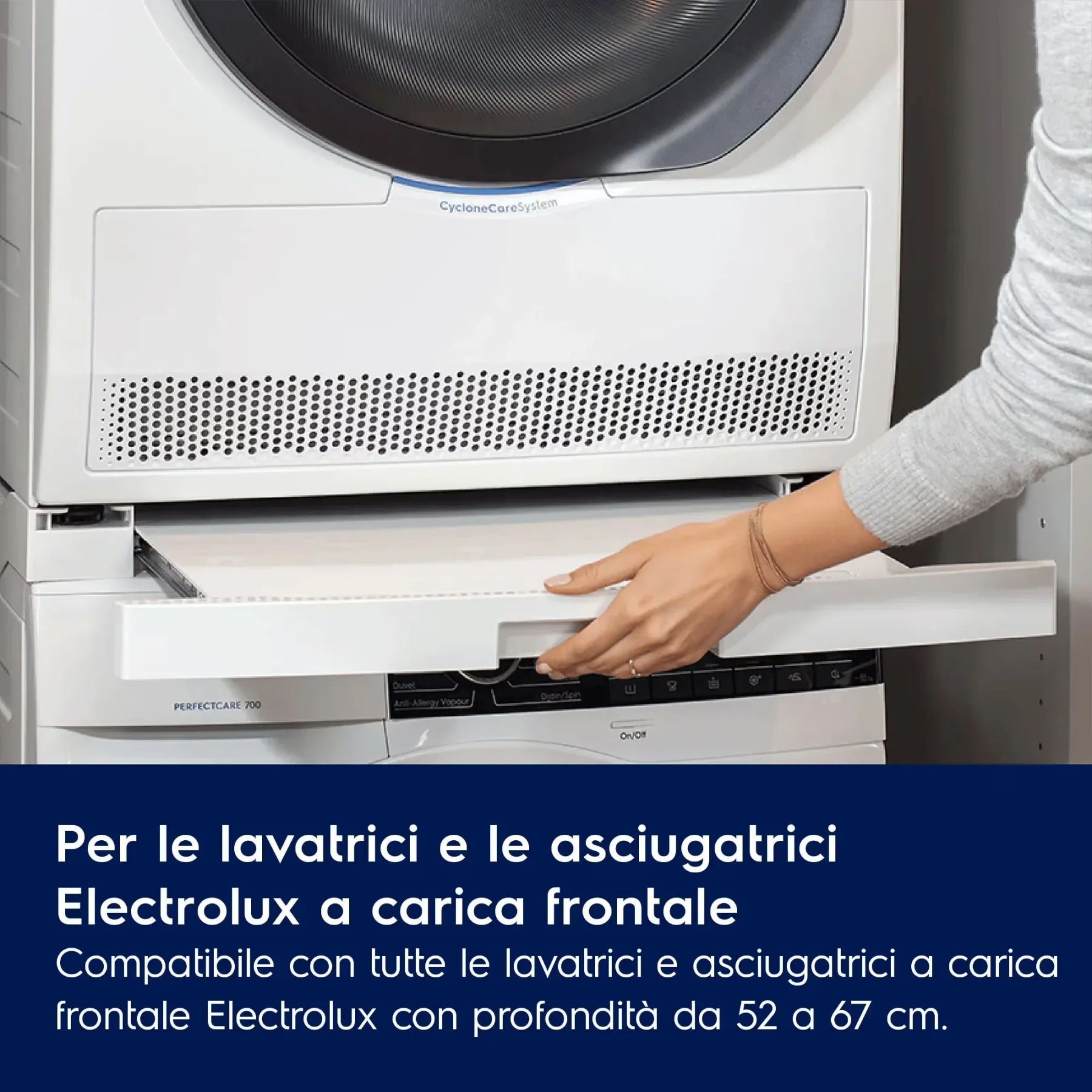 Electrolux Kit di sovrapposizione con ripiano estraibile E1WYHSK2 - vista 4