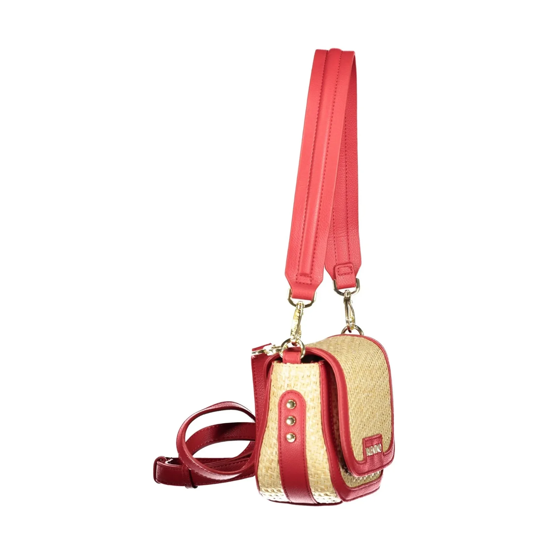 Valentino Bags Borsa a Tracolla Donna Rossa Logo - vista 3