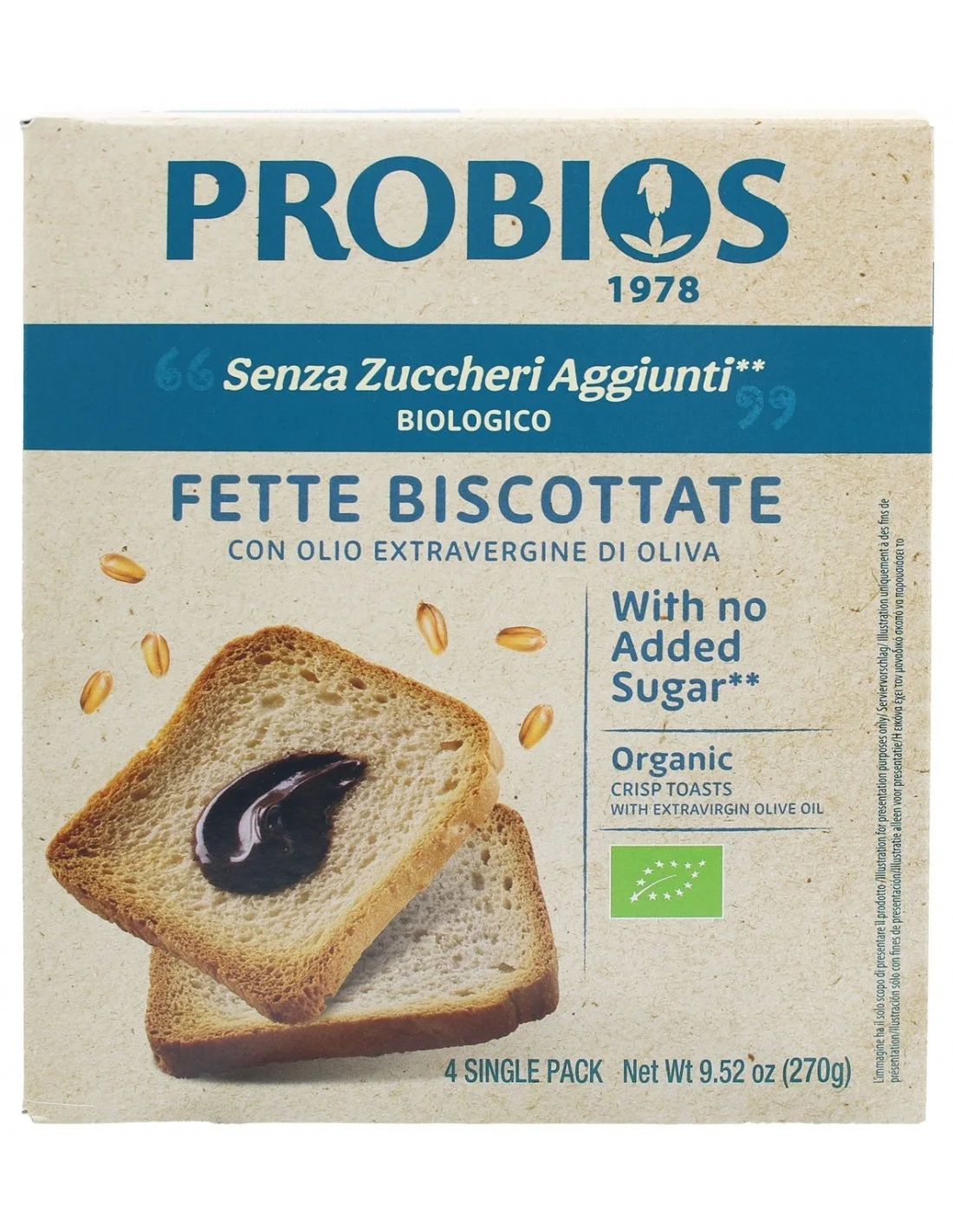 Fette biscottate con olio extravergine